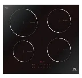 Piano cottura a induzione 4 zone MKHI64EBK MASTER KITCHEN nero