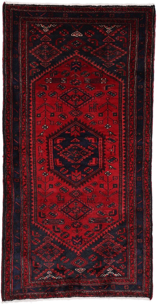 Hamedan Tappeto persiano 110x220 (Iran) Annodato A Mano