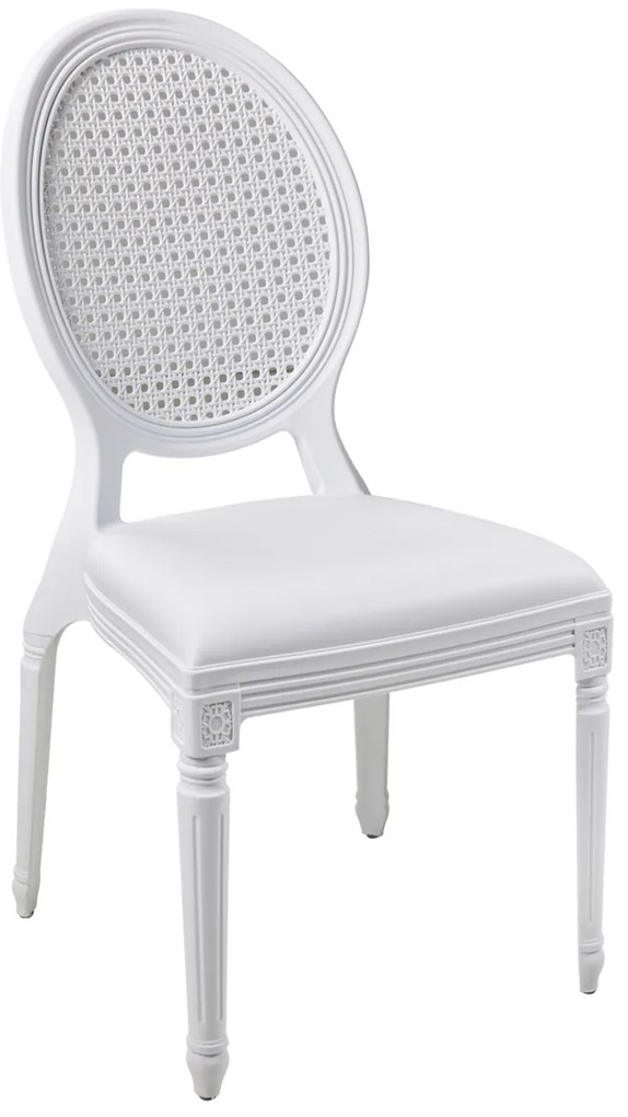Set 4 sedie bianche in plastica Franz