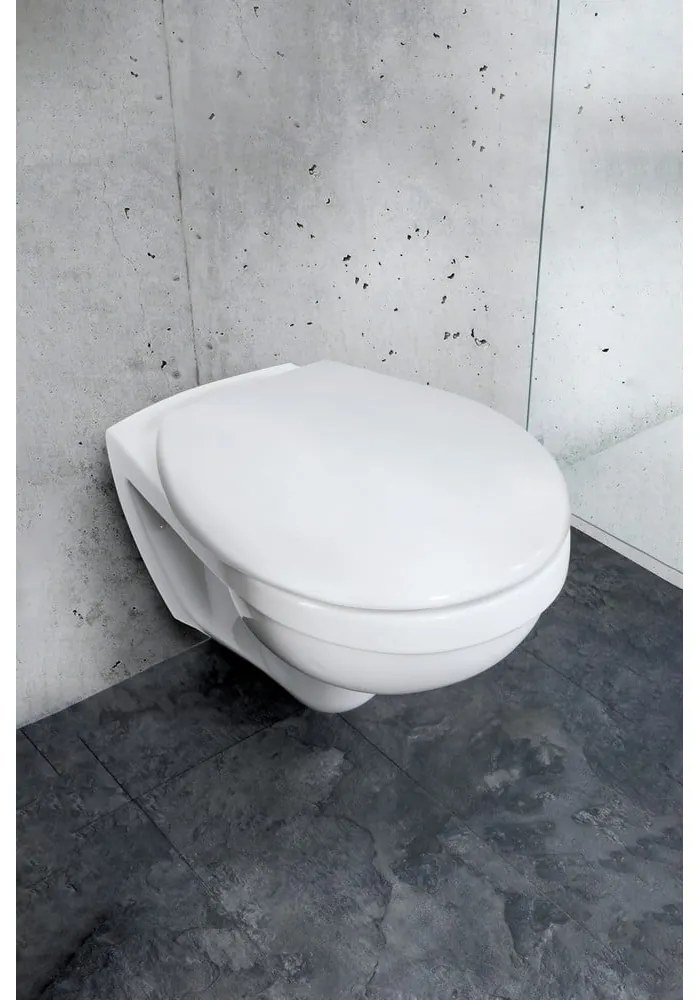 Sedile del wc in acciaio inox bianco Vorno - Wenko