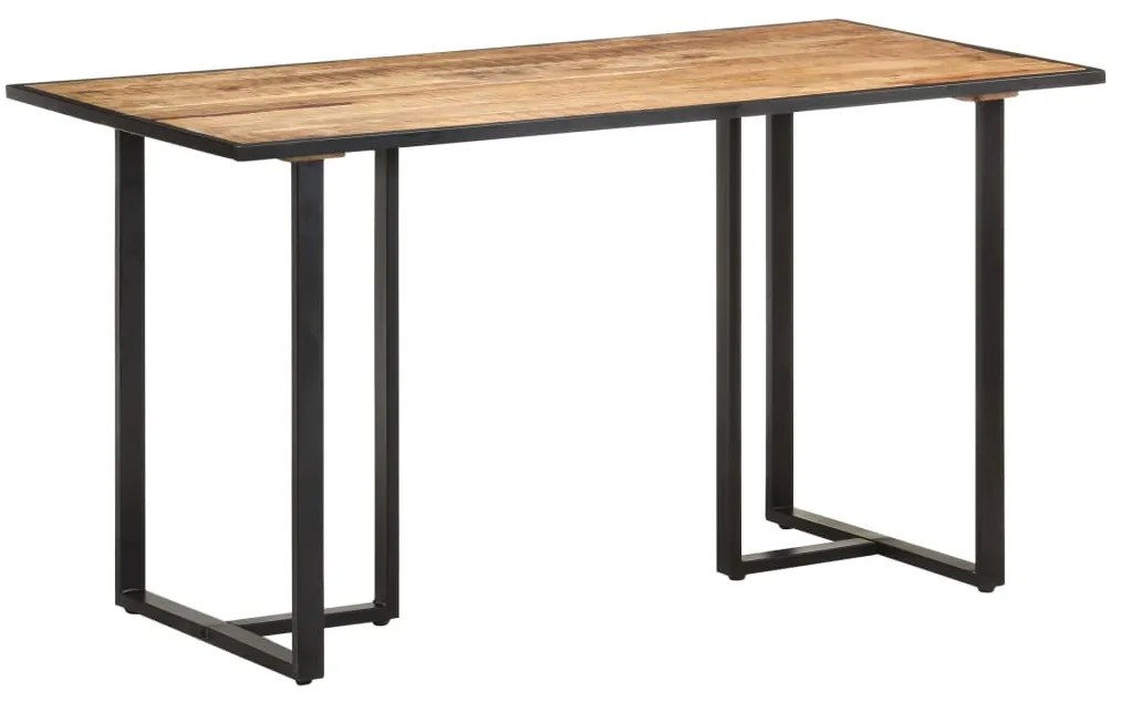 Tavolo Da Pranzo 140 Cm İn Legno Di Mango Grezzo /