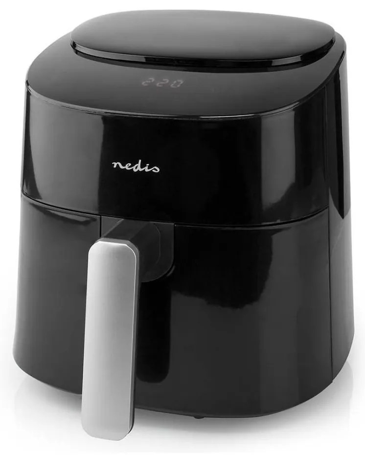 Nedis KAAF160BK - Friggitrice a d'aria 4,2 l 1300W/230V/240 min
