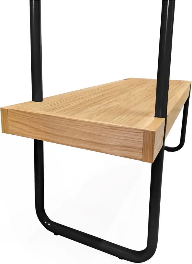 Set di panca e appendiabiti con struttura in acciaio Ben - Woodman