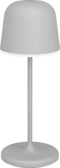 Eglo 901878 - Lampada da tavolo LED ricaricabile dimmerabile per esterni MANNERA-S LED/1,8W/5V IP54 grigia