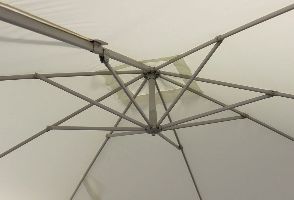 MERIDIES - ombrellone da giardino decentrato 2,5 x 2,5 m