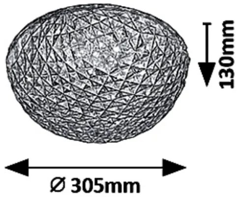 Rabalux 6966 - Plafoniera LED JILLIAN LED/18W/230V
