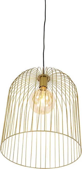 Lampada a sospensione di design oro - Wire Knock