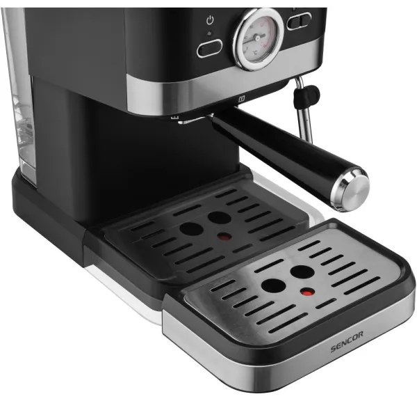 Sencor macchina espresso leva 1050W/230V nero/cromo opaco