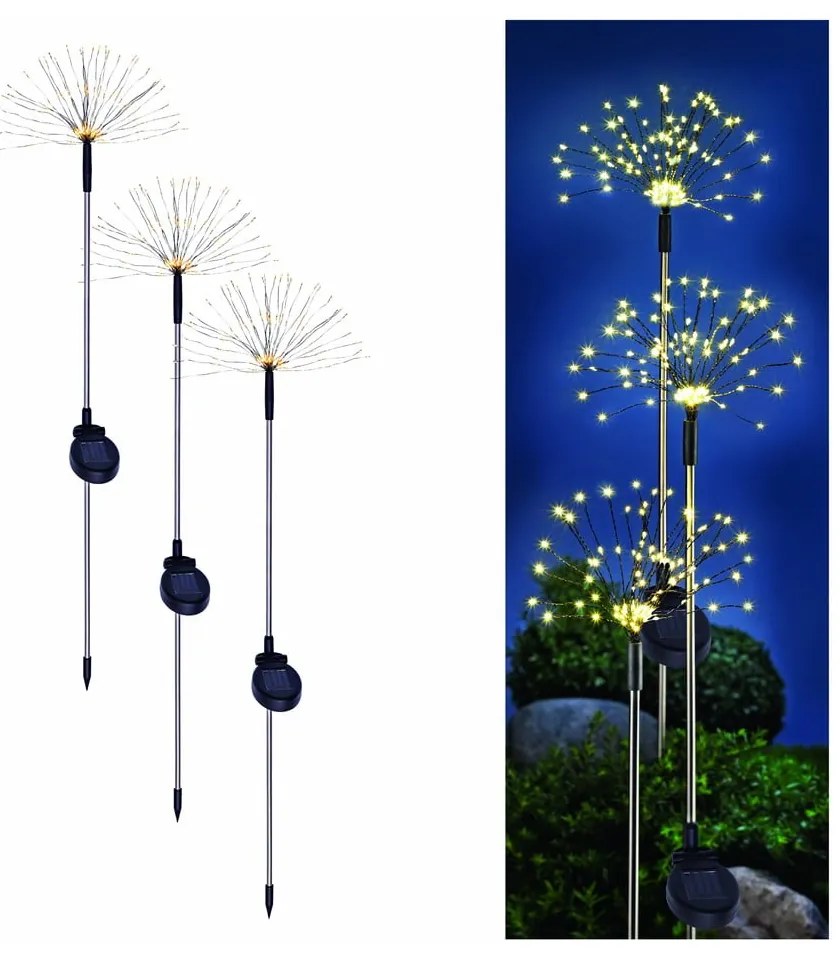 Lampada solare a LED per esterni (altezza 80 cm) - Garden Pleasure