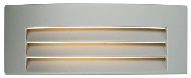 Applique da parete moderna grigia IP44 - Hurricane 1
