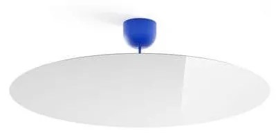 Luceplan - Millimetro Plafoniera H23 Ø85 Royal Blue/Mirror Luceplan