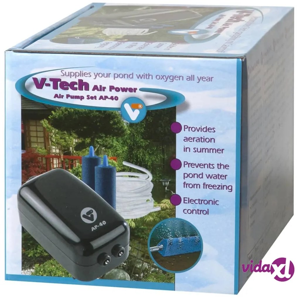 VijverTechniek (VT) Velda (VT) Vt Set di Pompe ad Aria V-Tech AP-40