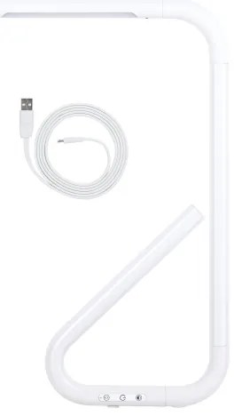 Paulmann 95423 - Lampada da tavolo LED/4,5W touch dimmerabile FLEXLINK 5V/USB bianca