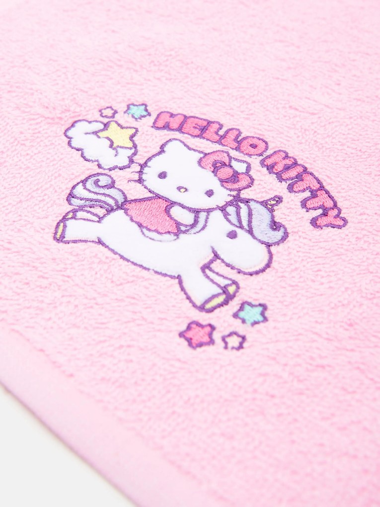 Sinsay - Confezione da 2 asciugamani in cotone Hello Kitty - rosa pastello