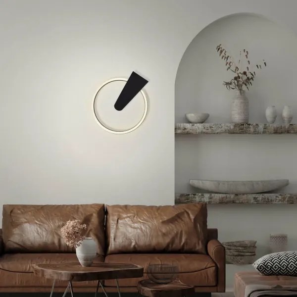 Briloner 3542-015 - Plafoniera LED dimmerabile NICO LED/12W/230V nero