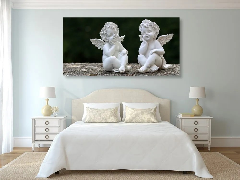 Quadro su tela – Coppia di piccoli angeli