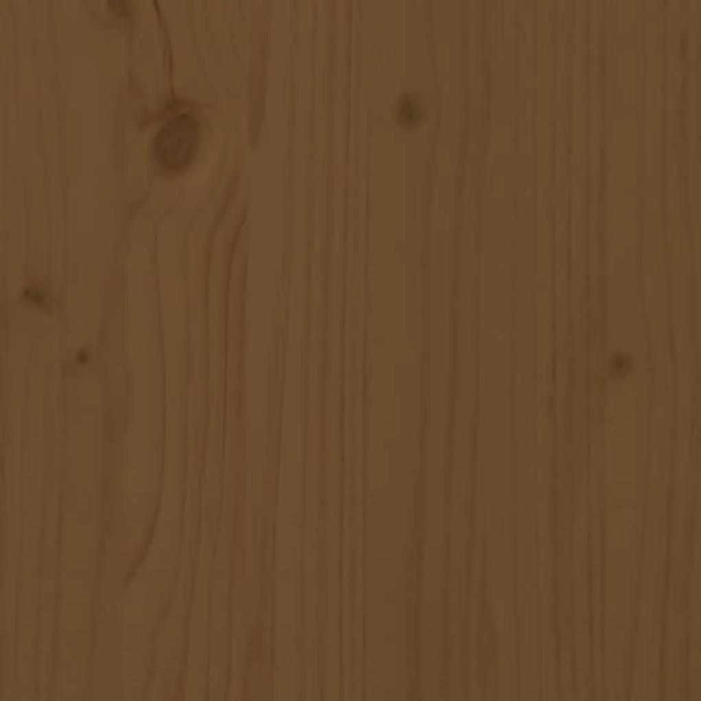 Testiera per letto miele 80,5x4x100 cm legno massello di pino