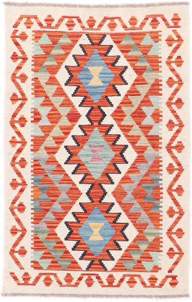Kilim Tappeto 120x80 (Pakistan) Tessuto A Mano