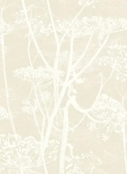 Cow Parsley - Designtapete von Cole & Son - Linen on White