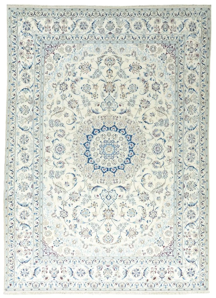Nain Tappeto 340 x 250 Beige (Iran) Annodato A Mano