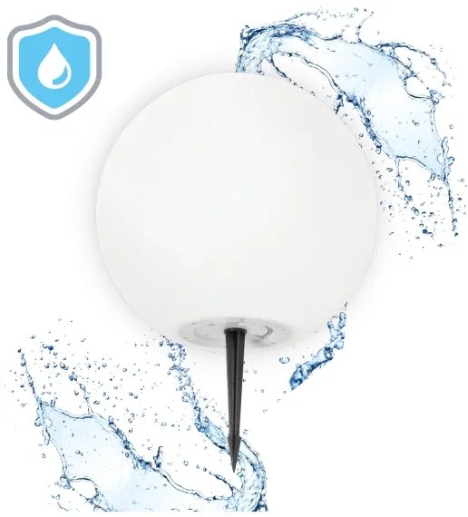 Lampada solare LED RGB dimmerabile LED/5W/3,7V 3000K IP54 d. 30 cm