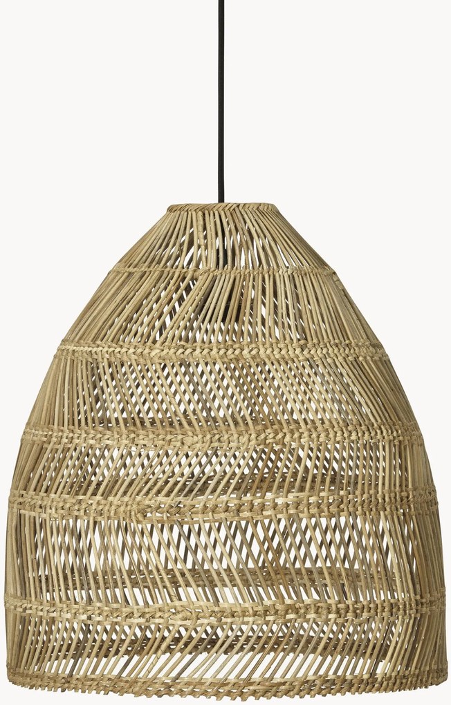 Lampada a sospensione da esterno in rattan Maja, varie misure