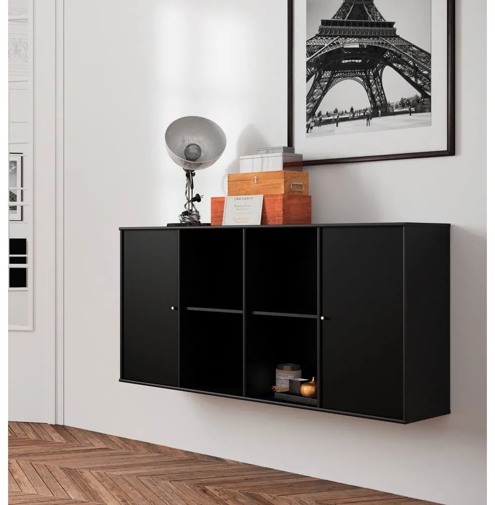 Scaffale modulare nero 136x69 cm Mistral Kubus - Hammel Furniture
