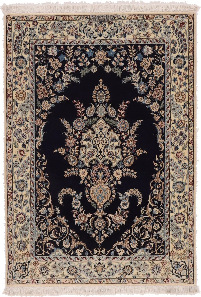 Nain Tappeto persiano 130x90 (Iran) Annodato A Mano