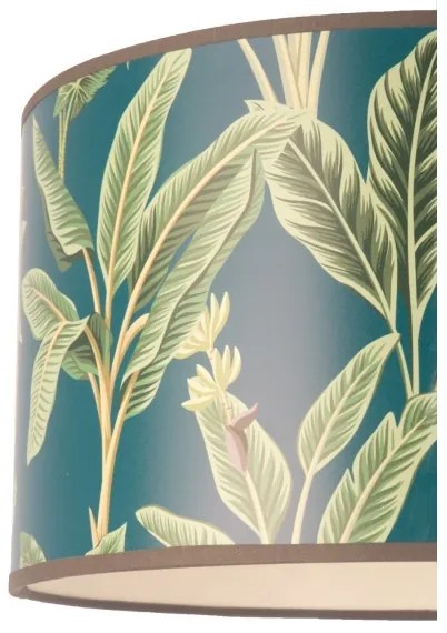 Duolla - Lampadario a sospensione con filo GOLD LEAVES 1xE27/15W/230V diametro 40 cm