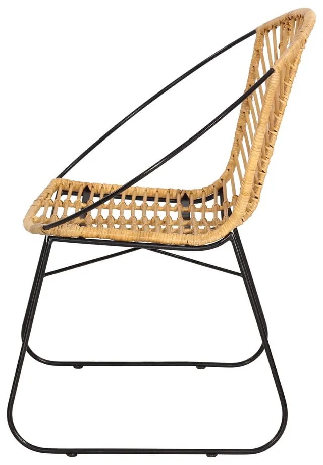 Sedia da giardino in rattan Carla - Bonami Selection