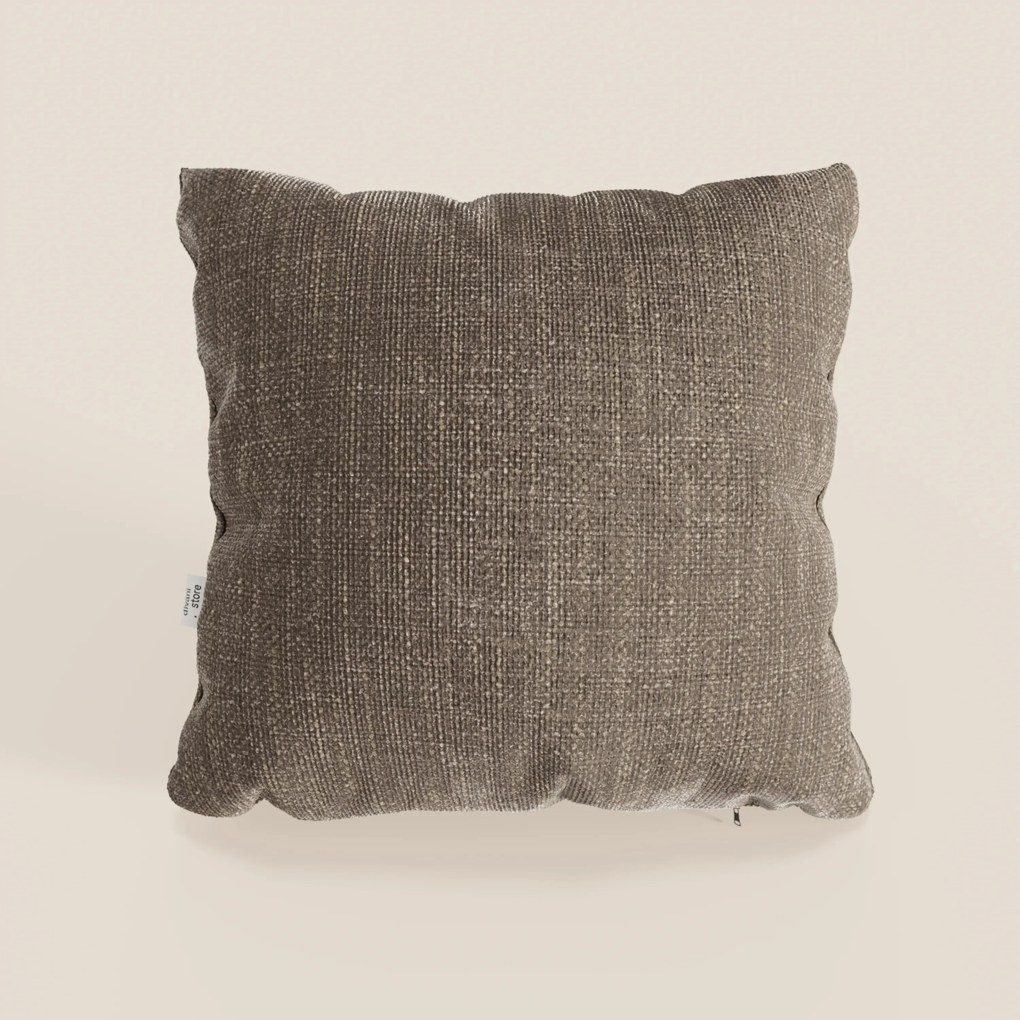 Lyon cuscino disponibile in diversi colori realizzato in morbido tessuto intrecciato impermeabile T06 marrone