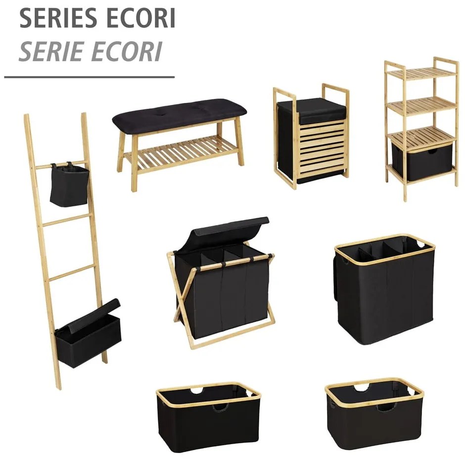 Cesto portabiancheria in tessuto 32 l Ecori - Wenko