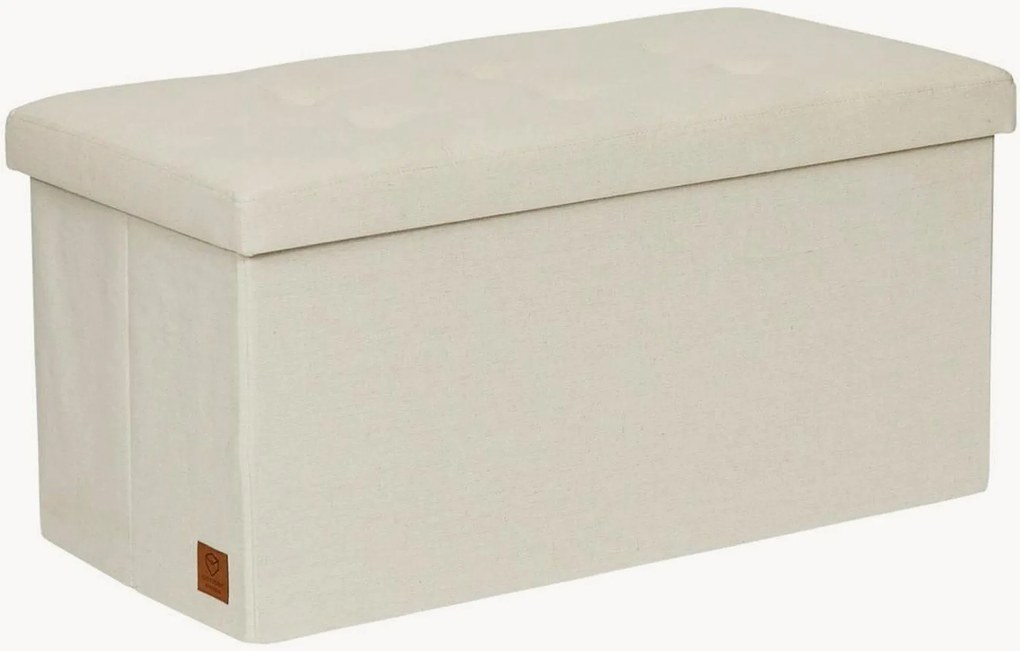 Panca contenitore in lino Premium Natur
