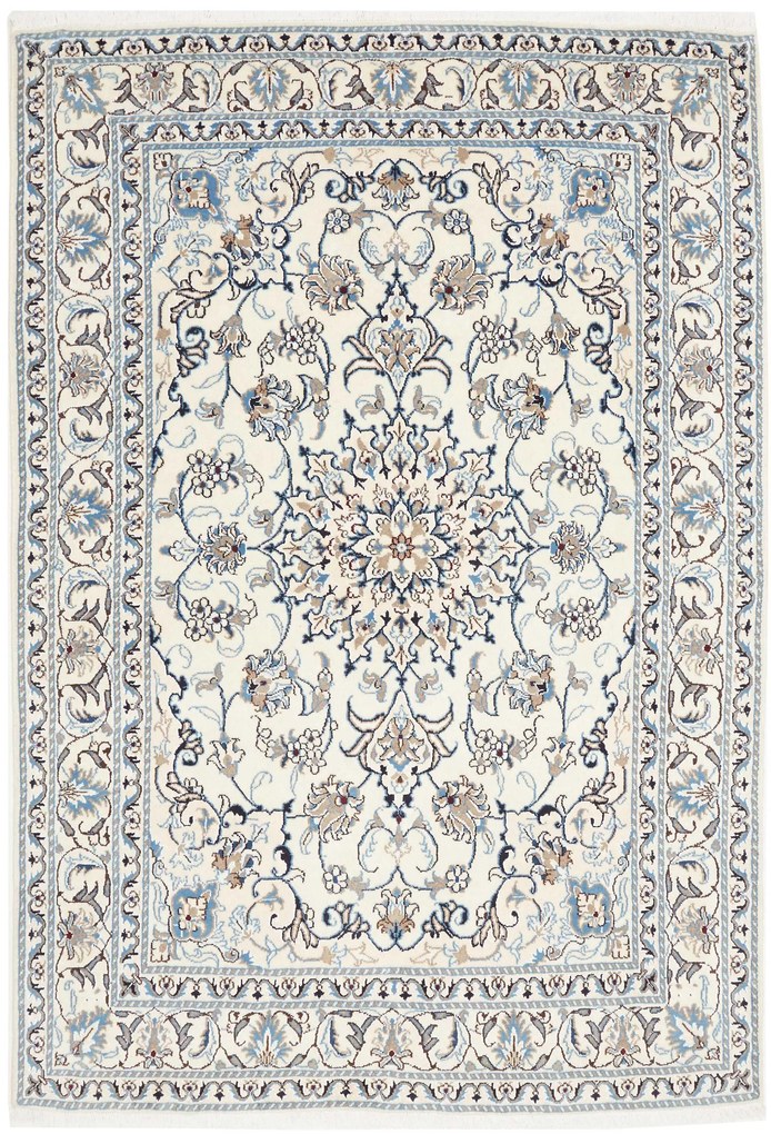 Nain Tappeto persiano 150x220 Beige (Iran) Annodato A Mano