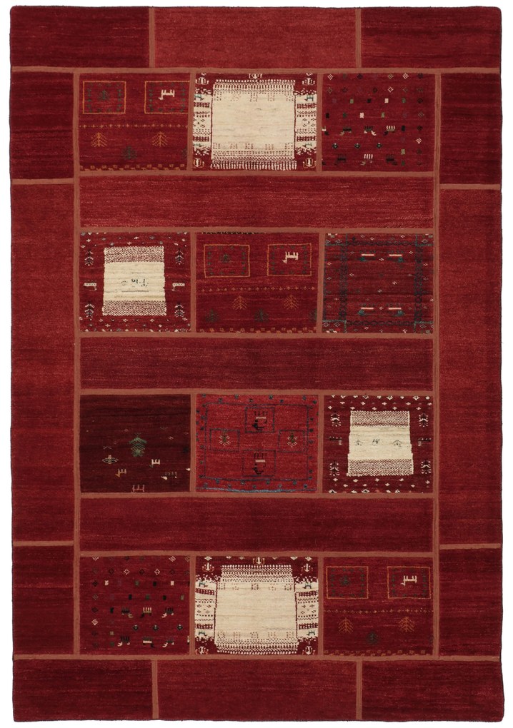 Gabbeh Tappeto 180x260 (Iran) Annodato A Mano