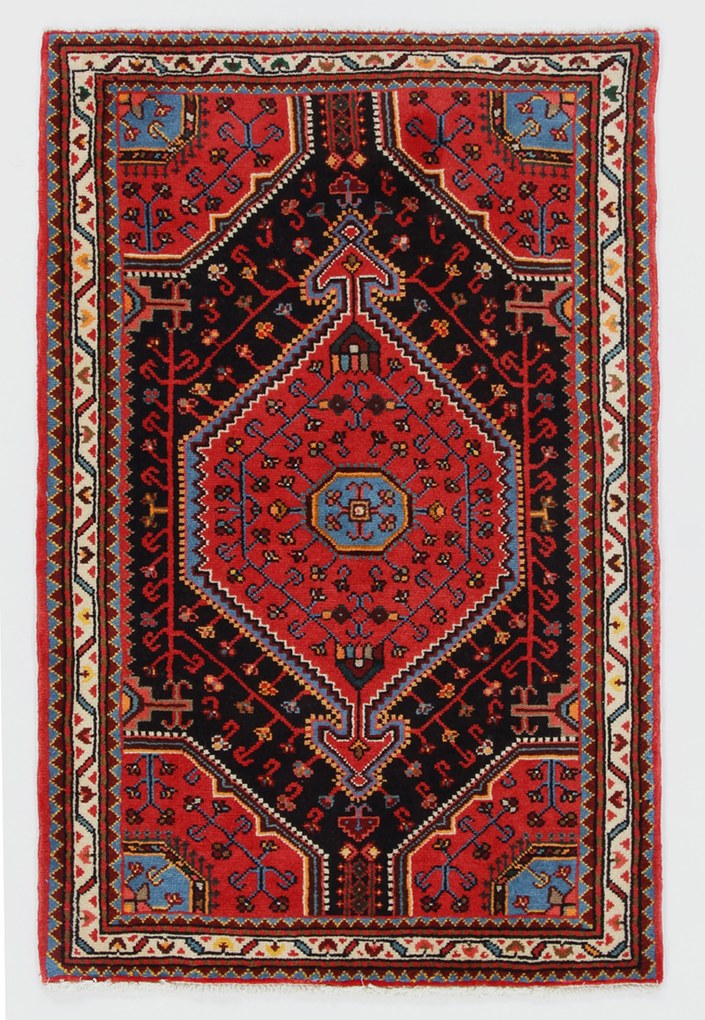 Tuyserkan Tappeto persiano 90x130 (Iran) Annodato A Mano