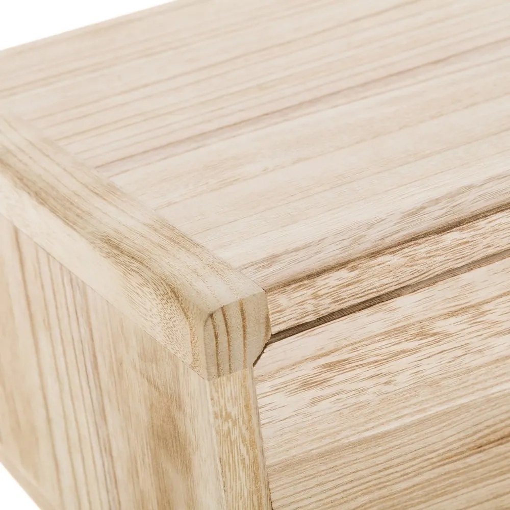 Comodino in legno esotico di colore naturale Natural Way - Casa Selección