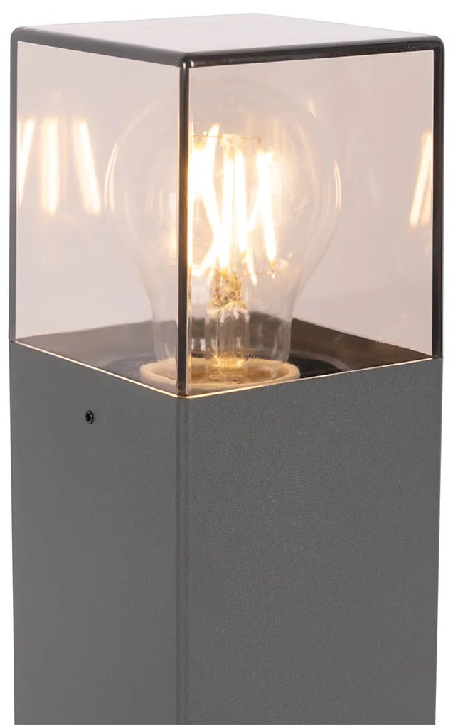 Lampada da esterno 30 cm antracite con picchetto da terra e manicotto per cavi - Denmark