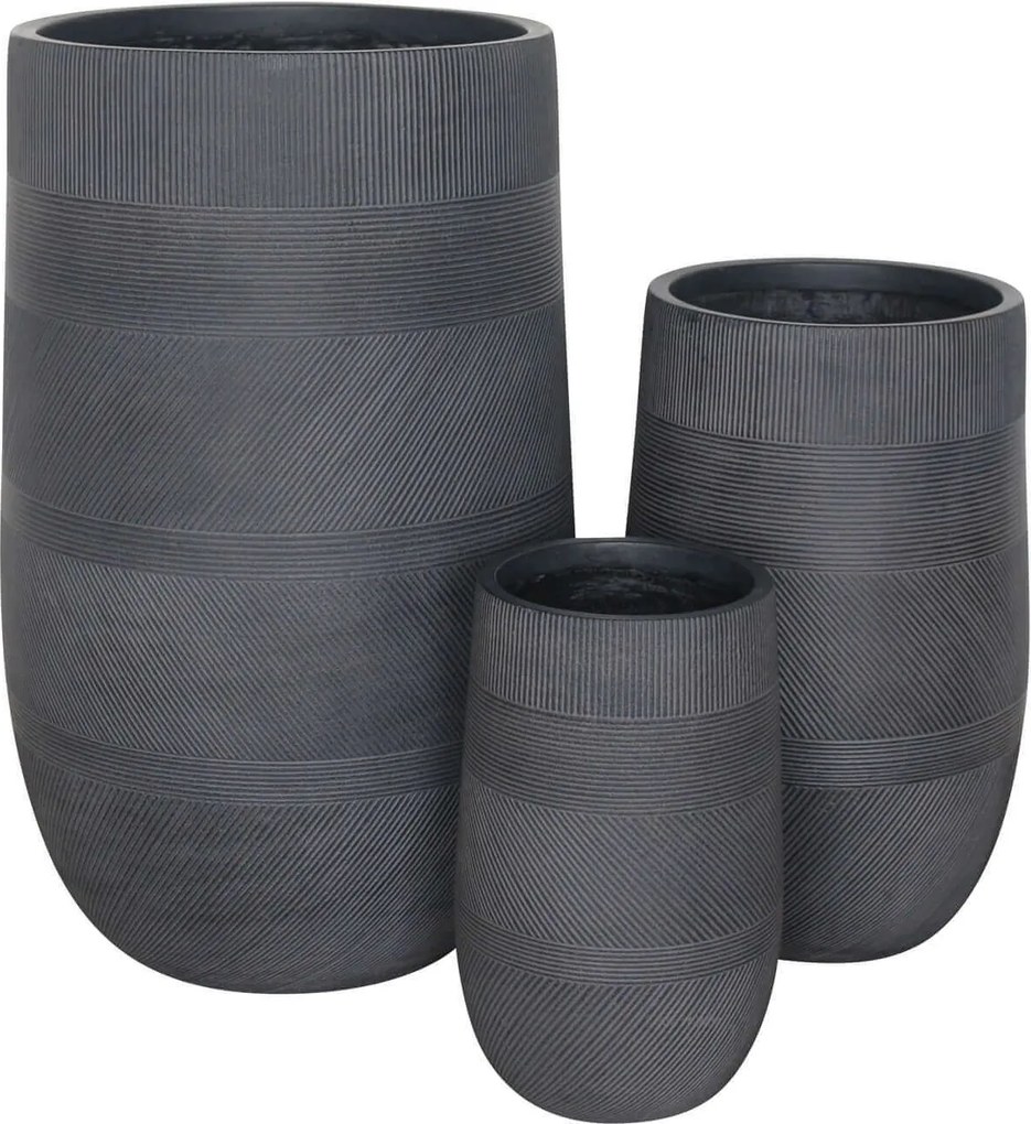 MIGUEL - set di 3 vasi