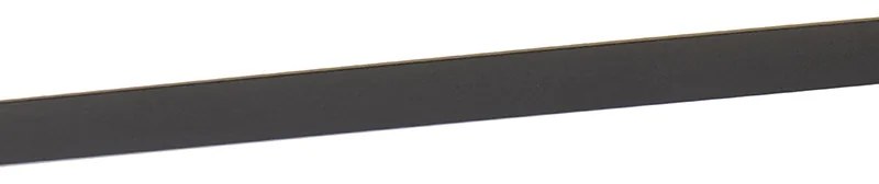 Plafoniera nera 40 cm con LED e telecomando - Live