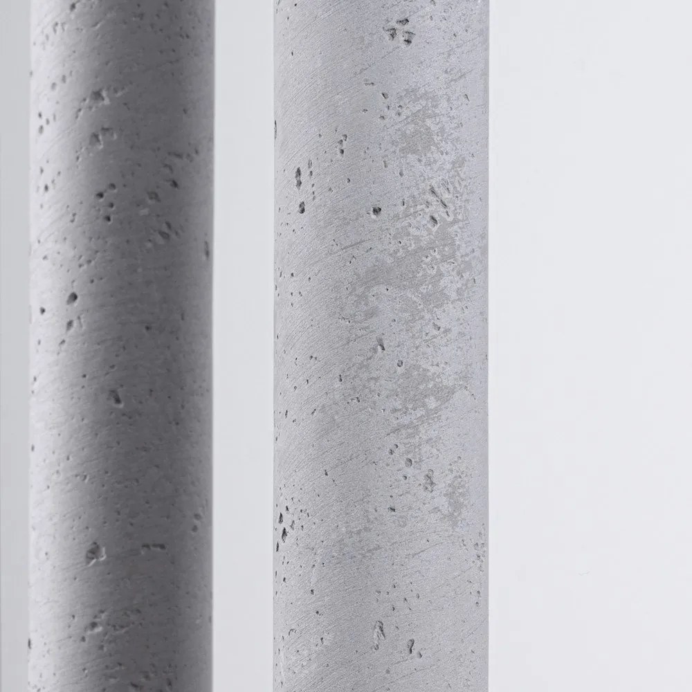 Lampadario grigio in calcestruzzo ø 25 cm Fideus – Sollux