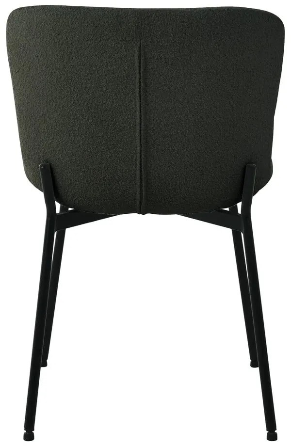 Sedie da pranzo verde scuro in un set di 2 Maceda - House Nordic