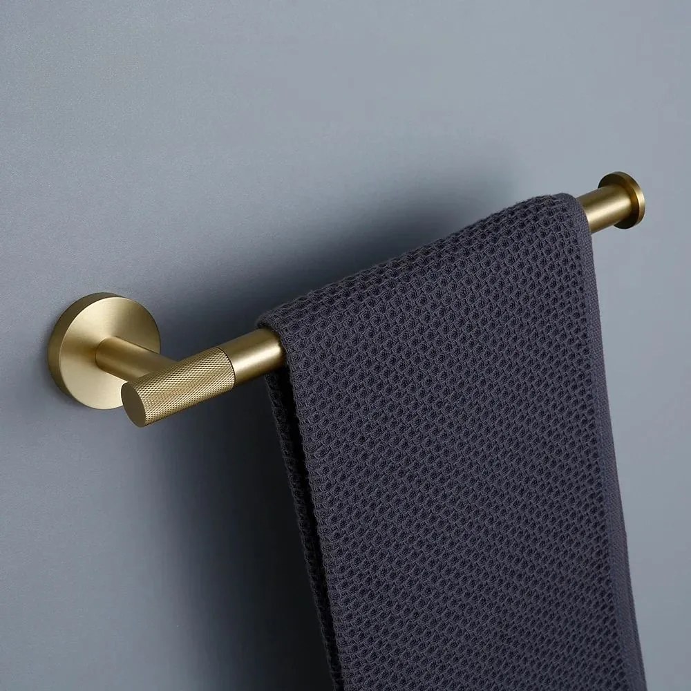 Portasciugamano da bagno 6610a Modern Brush Gold