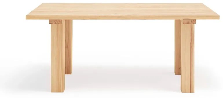 Tavolo da pranzo con piano in legno di pino 100x180 cm Banda - Teulat