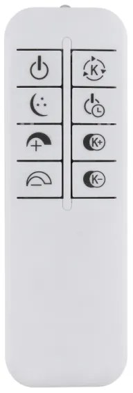 Globo 48042-60W - JAYDEN Lampada da soffitto LED dimmerabile 60W/230V, Ø55 cm, Bianca + Telecomando