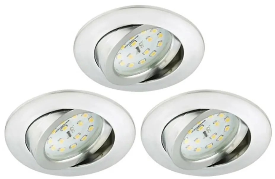 Briloner 8317-039-SET 3x Lampada LED dimmerabile da bagno LED/5,5W/230V IP23