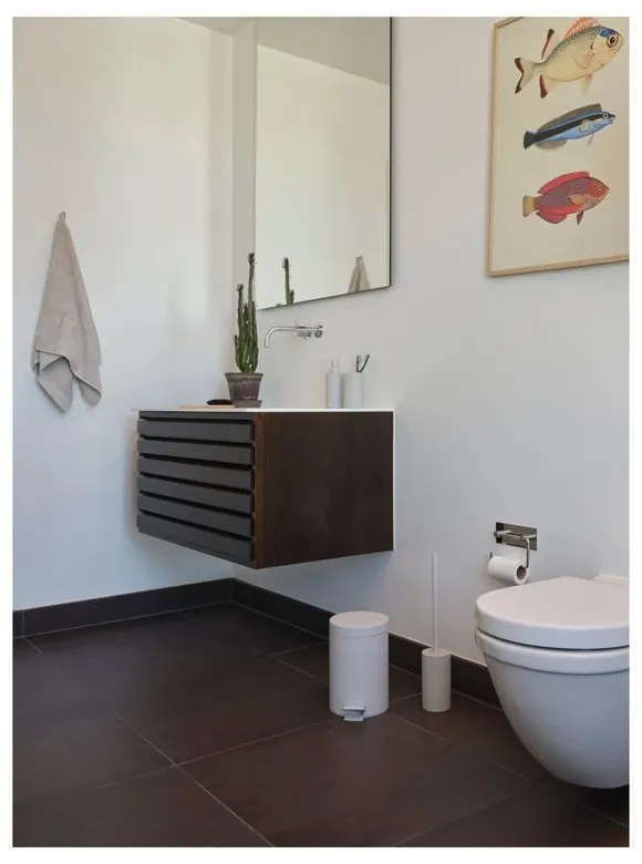 Asciugamano in cotone grigio 100x50 cm Classic - Zone