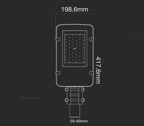 Lampione LED SAMSUNG CHIP LED/30W/230V 6400K IP65