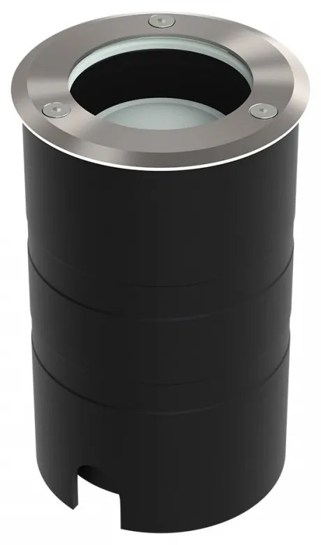 Faro Carrabile GU10 IP67 Orientabile, Acciaio INOX 304 - Doppio Pressacavo Colore del corpo Inox