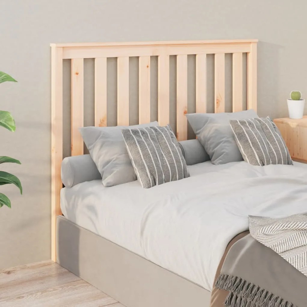Testiera Per Letto 126x6x101 Cm İn Legno Massello Di Pino /